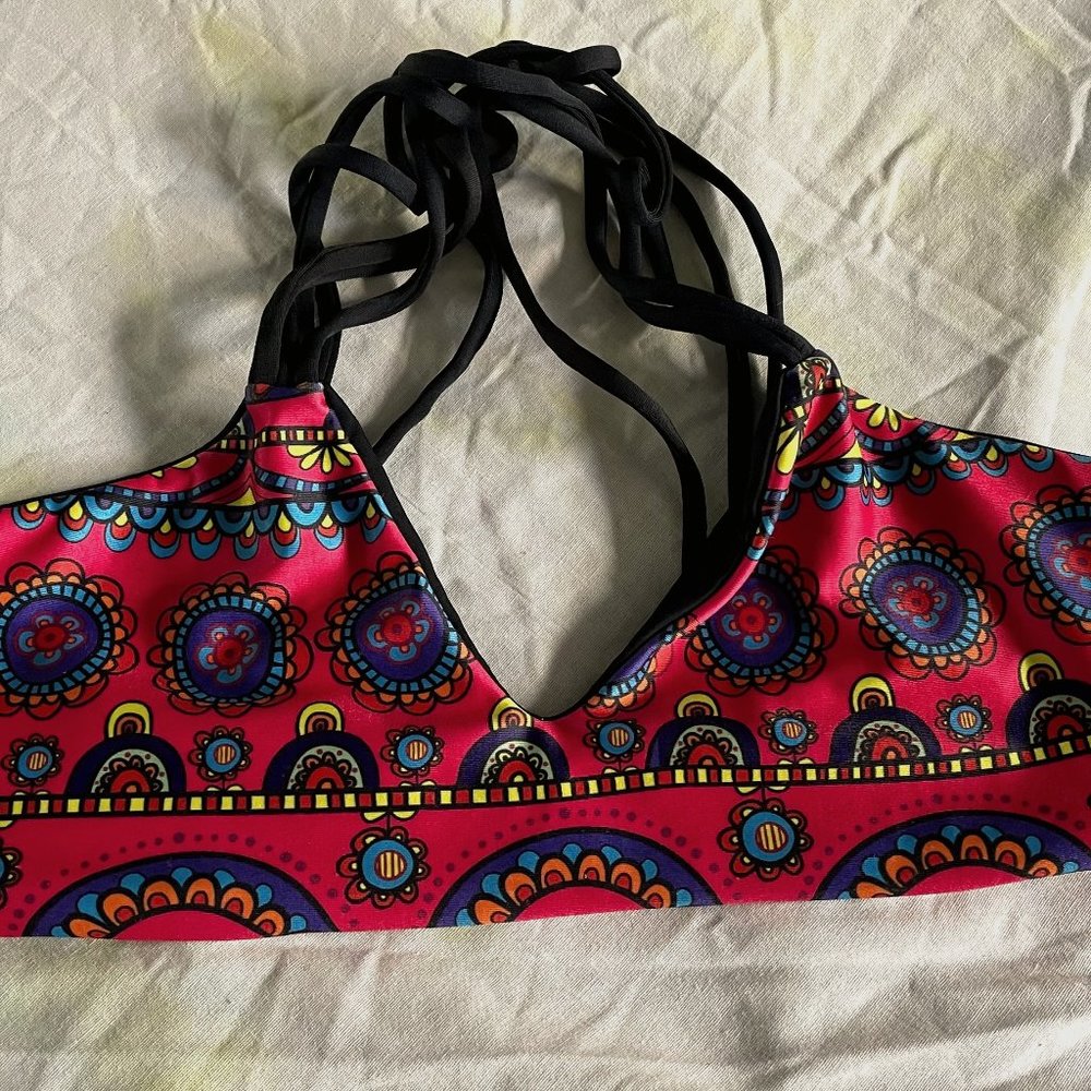 Mary Grace Swim Reversible Sport Bikini Top X Back